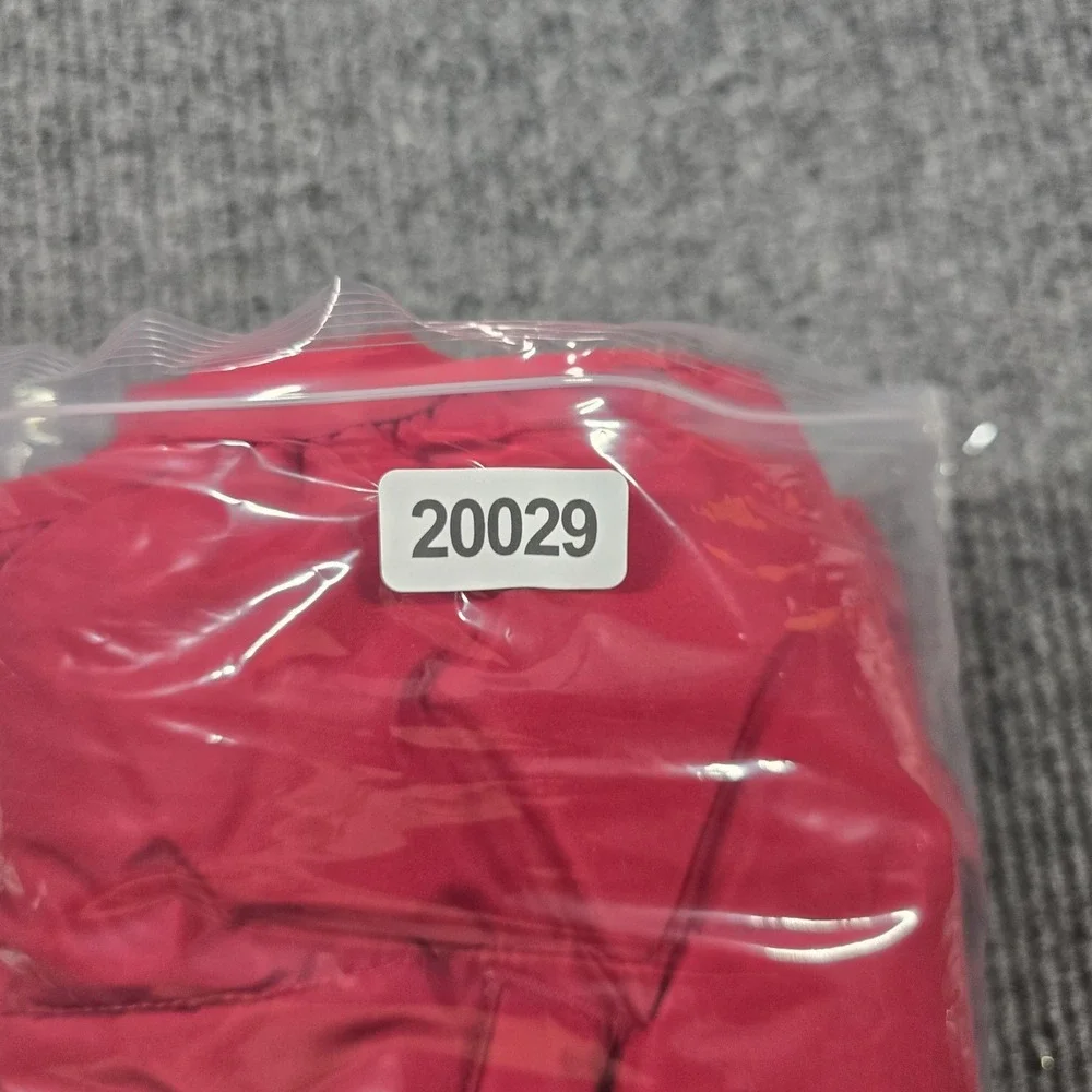 Nike Air Jordan‎ Jacket Boys XL Red Black Twofer Puffer Hooded Full Zip Logo